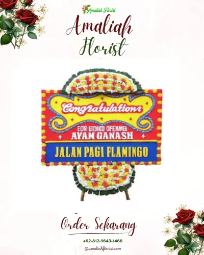 Bunga Papan Congratulation di Gunungbatu